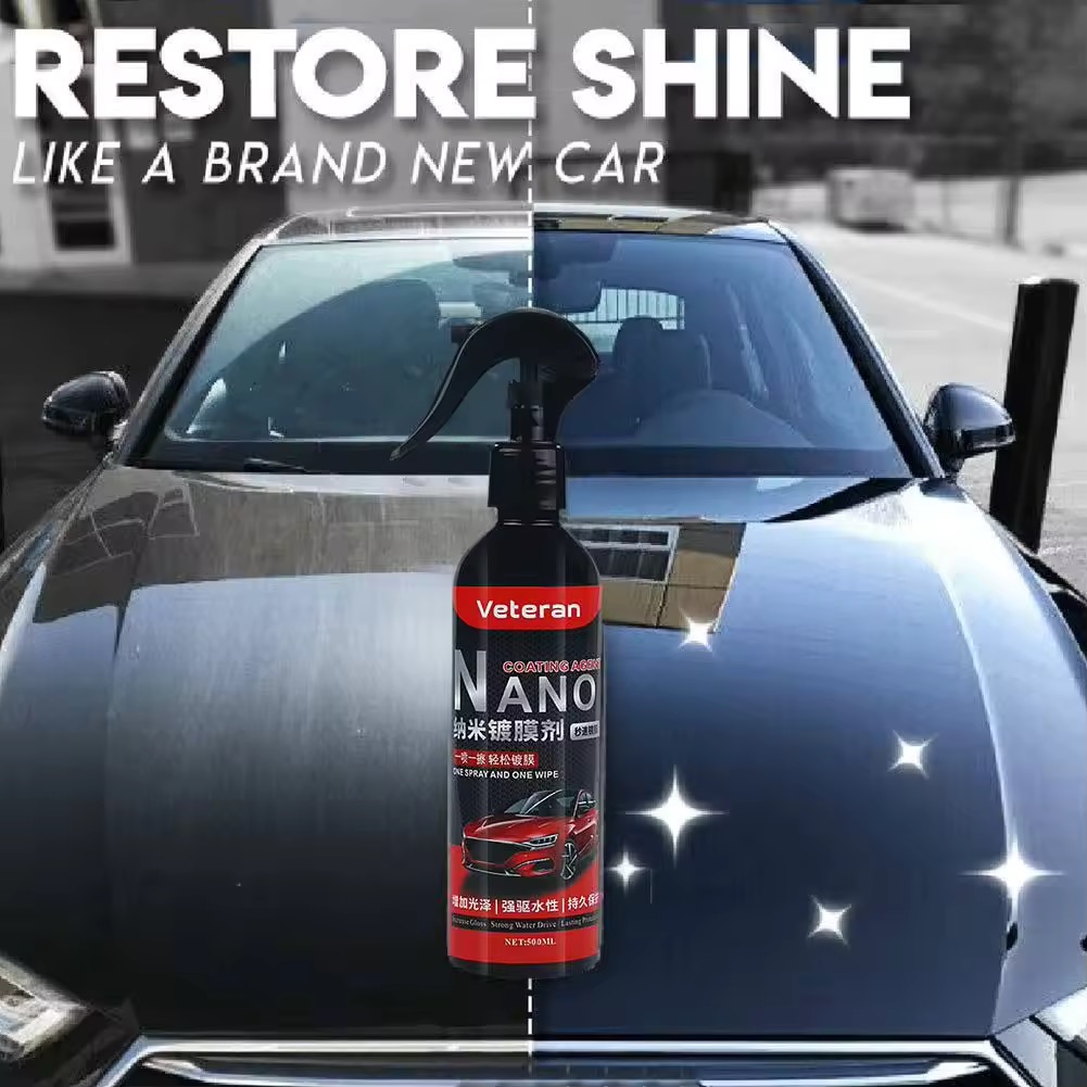 Car Coating Agent Quick Paint Crystallisation Spray Waxing Polish Maintenance Windscreen Water Repellent Rainproof