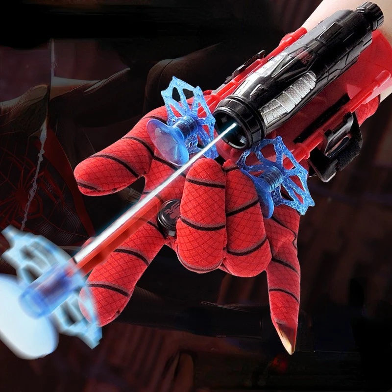 New Spiderman Web Shooter Glove Launcher Set Hero Wrist