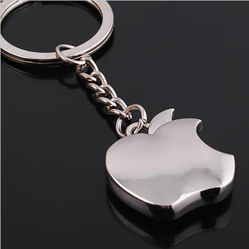 Pack of 3 Apple Key Chain Metal Creative Key Chain