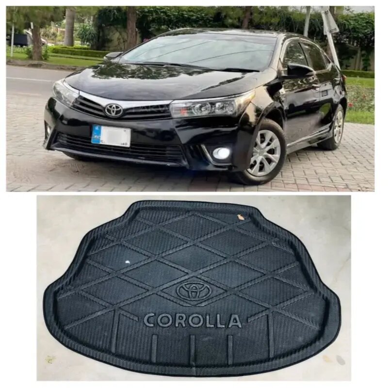 Toyota Corolla Foam Trunk Mat Black New Model