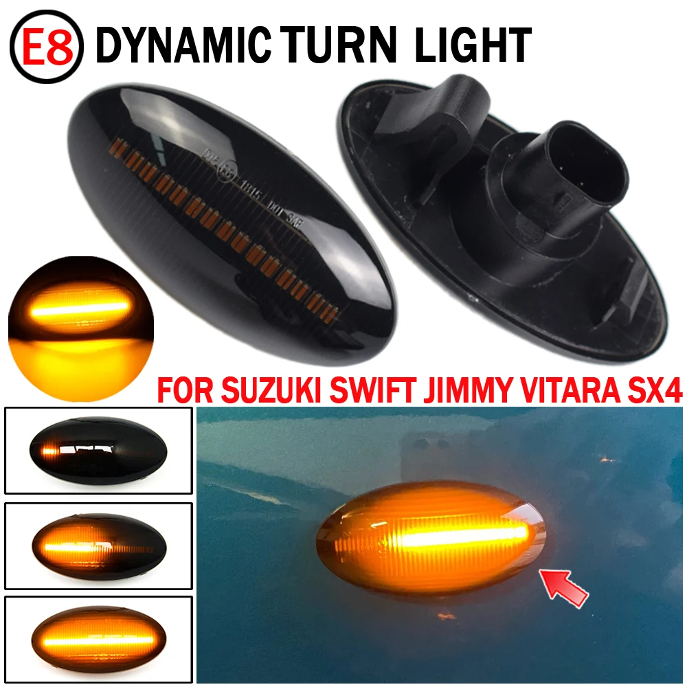 2Pcs Led Light Amber Indicator For Suzuki Swift / Alto