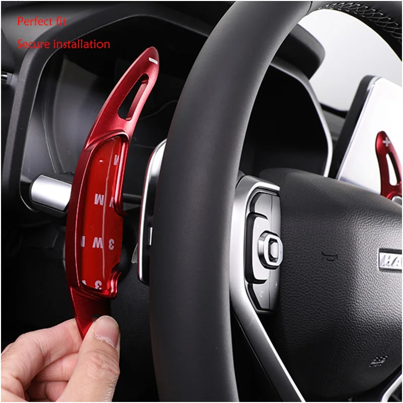 Toyota Corolla Red Steering Wheel Paddle Shift Extension 2 Pieces For 2014 - 2022