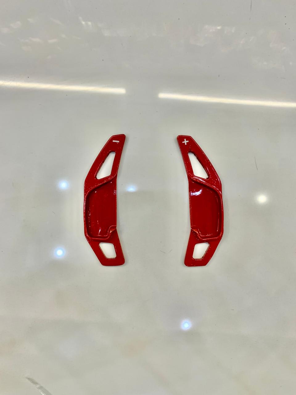 2 PCS Aluminum Red Steering Wheel Shift Paddle Shifter Gear Extension Auto Car Styling For Haval