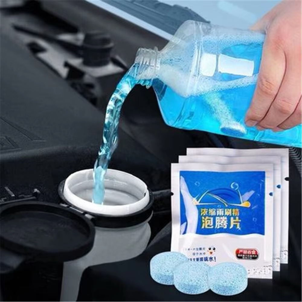 5 Pcs Car Windshield Glass Washer Cleaner Tablet